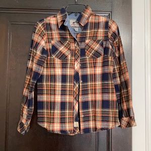 Orange Flannel Shirt